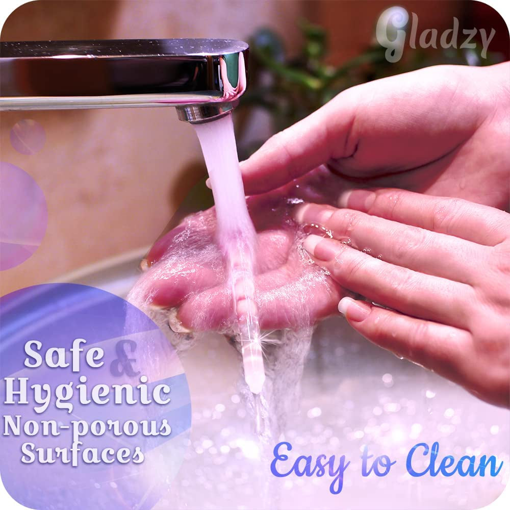 Glass Cuticle Pusher by  - Manicure Stick, Genuine Czech Quality, Professional Precision Filing Cuticle Remover, Abrasive Surface Never Wears Out